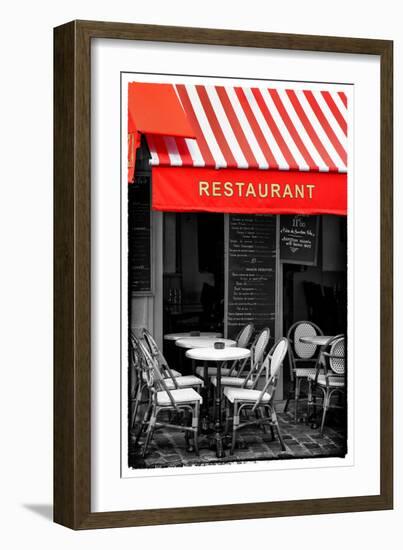 Paris Focus - French Restaurant-Philippe Hugonnard-Framed Photographic Print