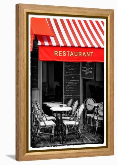 Paris Focus - French Restaurant-Philippe Hugonnard-Framed Premier Image Canvas