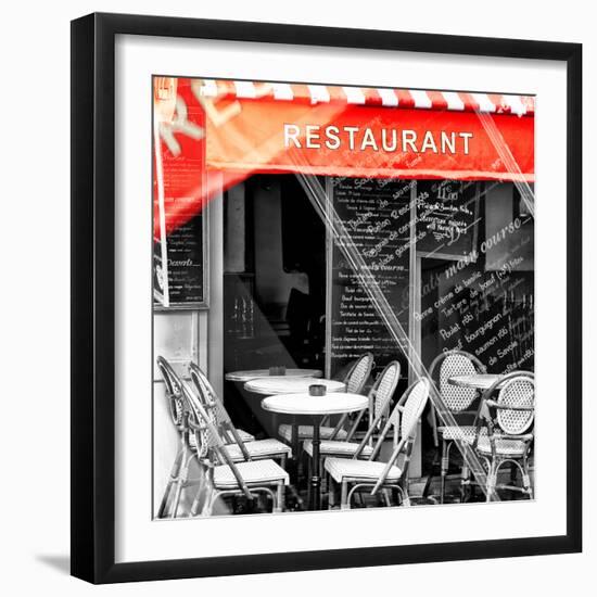 Paris Focus - French Restaurant-Philippe Hugonnard-Framed Photographic Print