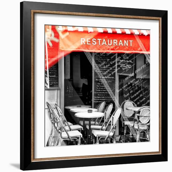 Paris Focus - French Restaurant-Philippe Hugonnard-Framed Photographic Print