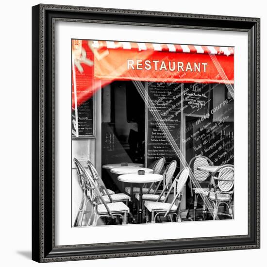 Paris Focus - French Restaurant-Philippe Hugonnard-Framed Photographic Print