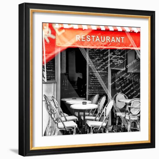 Paris Focus - French Restaurant-Philippe Hugonnard-Framed Photographic Print