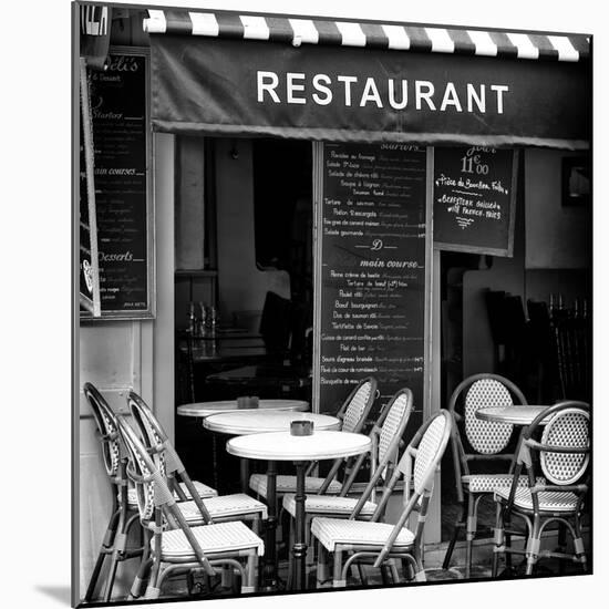 Paris Focus - French Restaurant-Philippe Hugonnard-Mounted Photographic Print