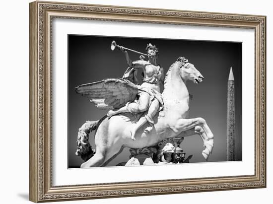 Paris Focus - French Sculpture with an Obelisk-Philippe Hugonnard-Framed Photographic Print