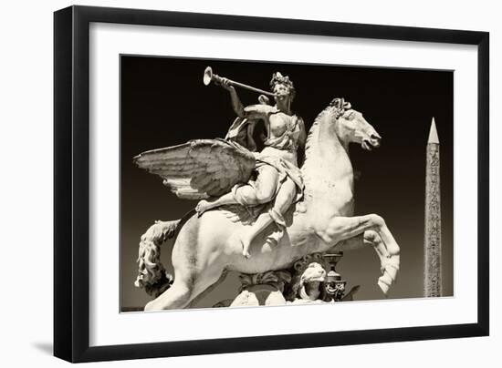 Paris Focus - French Sculpture with an Obelisk-Philippe Hugonnard-Framed Photographic Print