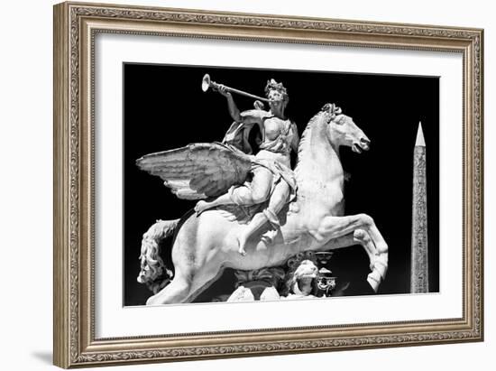 Paris Focus - French Sculpture with an Obelisk-Philippe Hugonnard-Framed Photographic Print