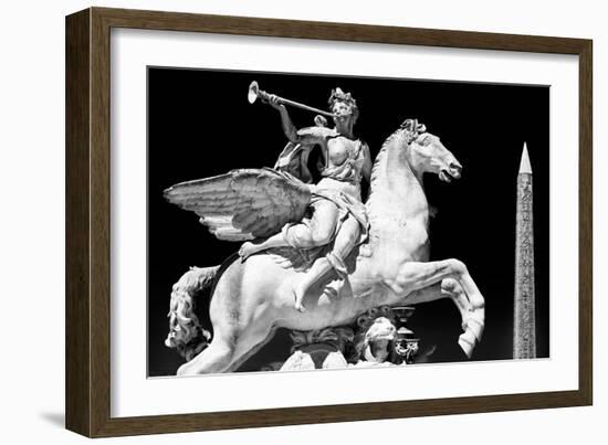 Paris Focus - French Sculpture with an Obelisk-Philippe Hugonnard-Framed Photographic Print