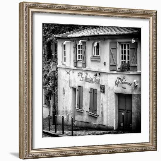 Paris Focus - La Maison Rose in Montmartre-Philippe Hugonnard-Framed Photographic Print