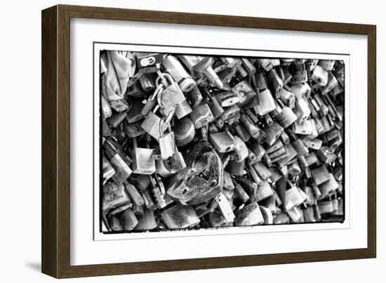 Paris Focus - Love Locks-Philippe Hugonnard-Framed Photographic Print