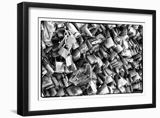 Paris Focus - Love Locks-Philippe Hugonnard-Framed Photographic Print