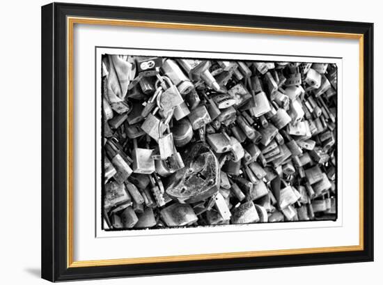 Paris Focus - Love Locks-Philippe Hugonnard-Framed Photographic Print