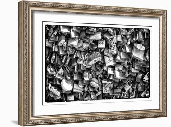 Paris Focus - Love Locks-Philippe Hugonnard-Framed Photographic Print