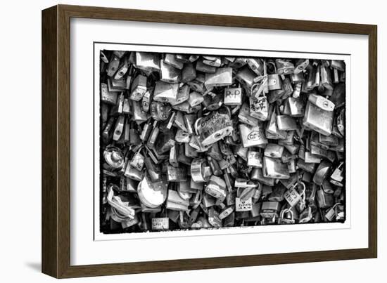Paris Focus - Love Locks-Philippe Hugonnard-Framed Photographic Print