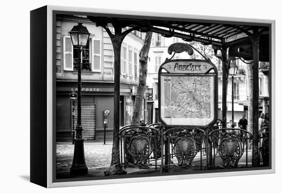 Paris Focus - Metro Abbesses-Philippe Hugonnard-Framed Premier Image Canvas