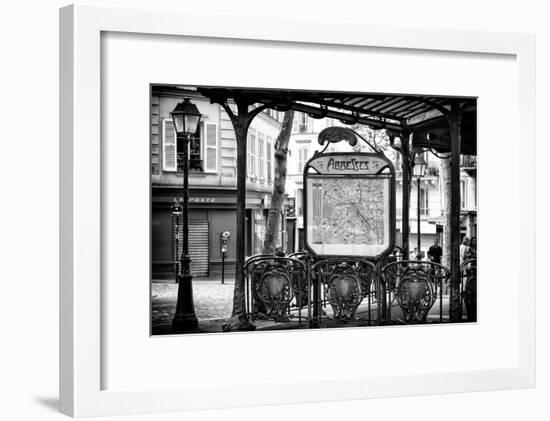 Paris Focus - Metro Abbesses-Philippe Hugonnard-Framed Photographic Print