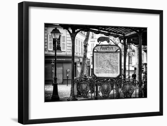 Paris Focus - Metro Abbesses-Philippe Hugonnard-Framed Photographic Print