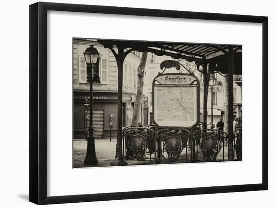 Paris Focus - Metro Abbesses-Philippe Hugonnard-Framed Photographic Print