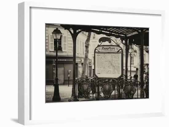 Paris Focus - Metro Abbesses-Philippe Hugonnard-Framed Photographic Print