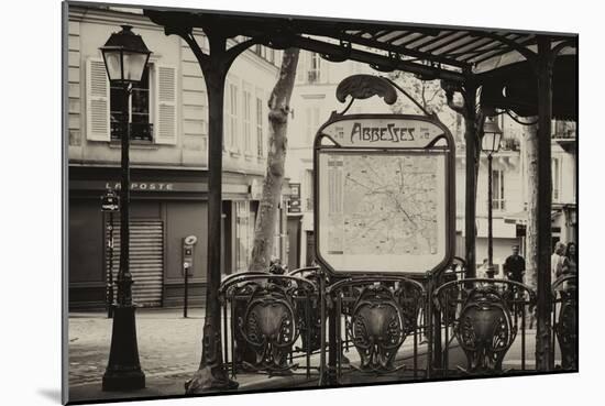 Paris Focus - Metro Abbesses-Philippe Hugonnard-Mounted Photographic Print