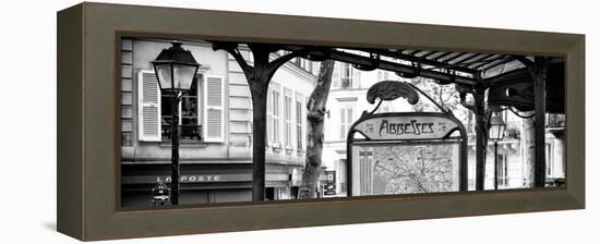 Paris Focus - Metro Abbesses-Philippe Hugonnard-Framed Premier Image Canvas