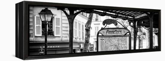 Paris Focus - Metro Abbesses-Philippe Hugonnard-Framed Premier Image Canvas