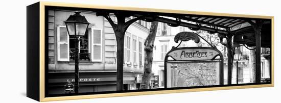 Paris Focus - Metro Abbesses-Philippe Hugonnard-Framed Premier Image Canvas