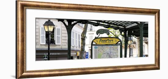 Paris Focus - Metro Abbesses-Philippe Hugonnard-Framed Photographic Print