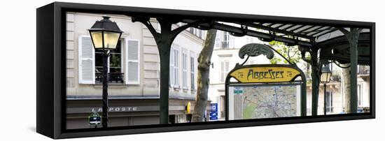 Paris Focus - Metro Abbesses-Philippe Hugonnard-Framed Premier Image Canvas