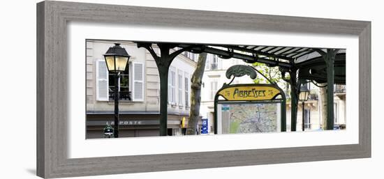 Paris Focus - Metro Abbesses-Philippe Hugonnard-Framed Photographic Print