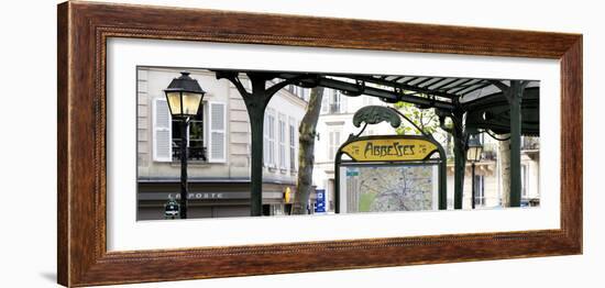 Paris Focus - Metro Abbesses-Philippe Hugonnard-Framed Photographic Print