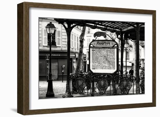 Paris Focus - Metro Abbesses-Philippe Hugonnard-Framed Photographic Print