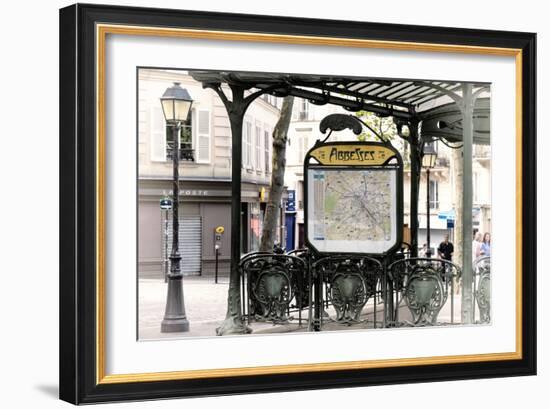 Paris Focus - Metro Abbesses-Philippe Hugonnard-Framed Photographic Print