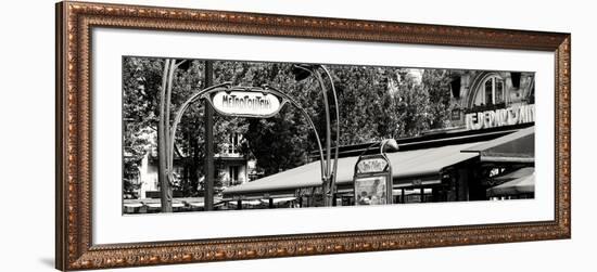 Paris Focus - Metropolitain Saint Michel-Philippe Hugonnard-Framed Photographic Print