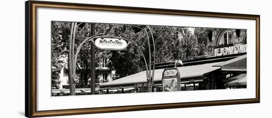 Paris Focus - Metropolitain Saint Michel-Philippe Hugonnard-Framed Photographic Print