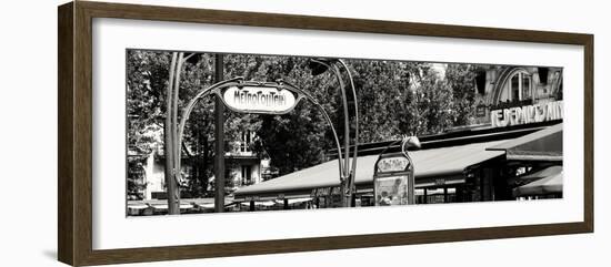 Paris Focus - Metropolitain Saint Michel-Philippe Hugonnard-Framed Photographic Print