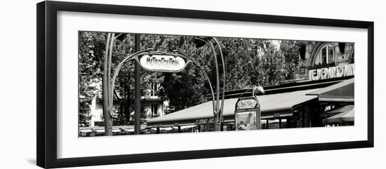 Paris Focus - Metropolitain Saint Michel-Philippe Hugonnard-Framed Photographic Print