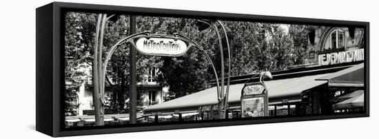 Paris Focus - Metropolitain Saint Michel-Philippe Hugonnard-Framed Premier Image Canvas