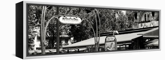 Paris Focus - Metropolitain Saint Michel-Philippe Hugonnard-Framed Premier Image Canvas