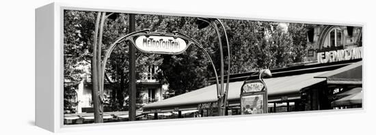 Paris Focus - Metropolitain Saint Michel-Philippe Hugonnard-Framed Premier Image Canvas