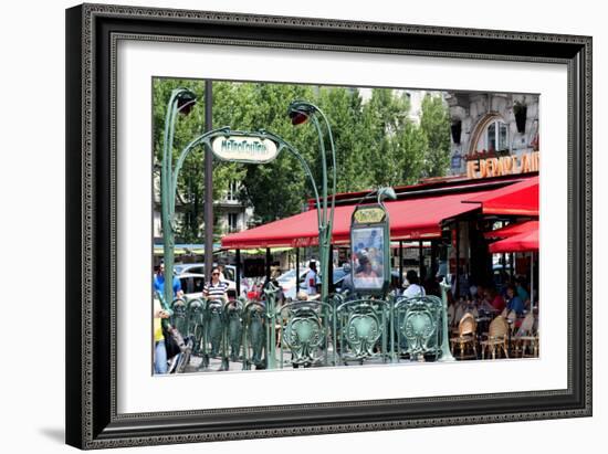 Paris Focus - Metropolitain Saint Michel-Philippe Hugonnard-Framed Photographic Print