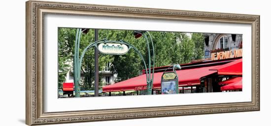 Paris Focus - Metropolitain Saint Michel-Philippe Hugonnard-Framed Photographic Print