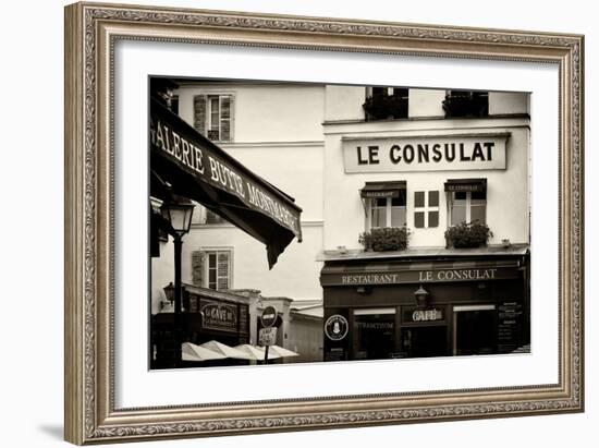 Paris Focus - Montmartre Restaurant-Philippe Hugonnard-Framed Photographic Print