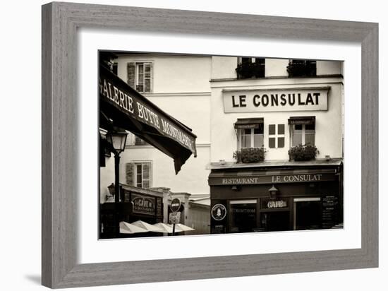 Paris Focus - Montmartre Restaurant-Philippe Hugonnard-Framed Photographic Print