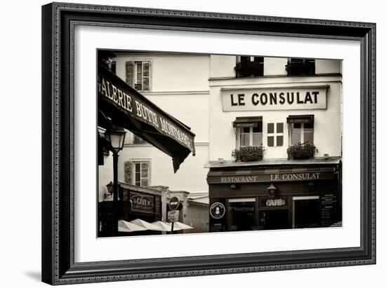 Paris Focus - Montmartre Restaurant-Philippe Hugonnard-Framed Photographic Print