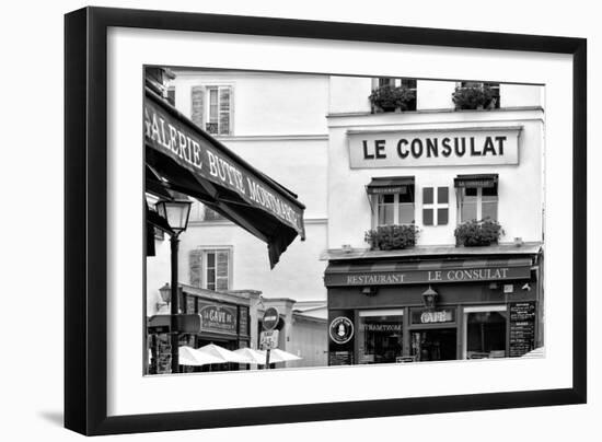 Paris Focus - Montmartre Restaurant-Philippe Hugonnard-Framed Photographic Print