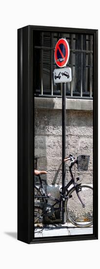 Paris Focus - No Parking-Philippe Hugonnard-Framed Premier Image Canvas