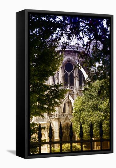 Paris Focus - Notre Dame Cathedral-Philippe Hugonnard-Framed Premier Image Canvas