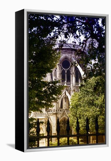 Paris Focus - Notre Dame Cathedral-Philippe Hugonnard-Framed Premier Image Canvas