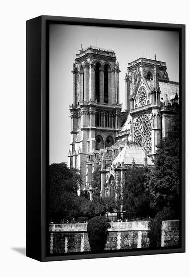 Paris Focus - Notre Dame Cathedral-Philippe Hugonnard-Framed Premier Image Canvas