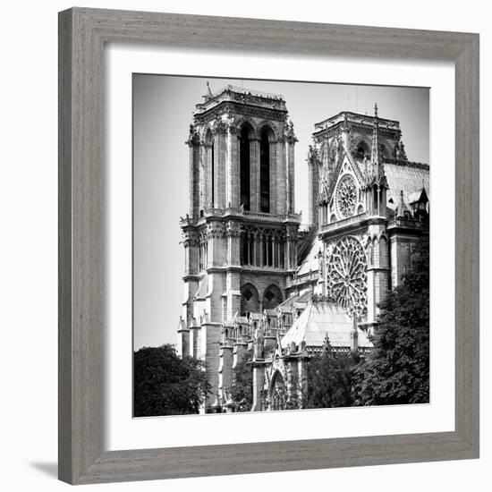 Paris Focus - Notre Dame Cathedral-Philippe Hugonnard-Framed Photographic Print